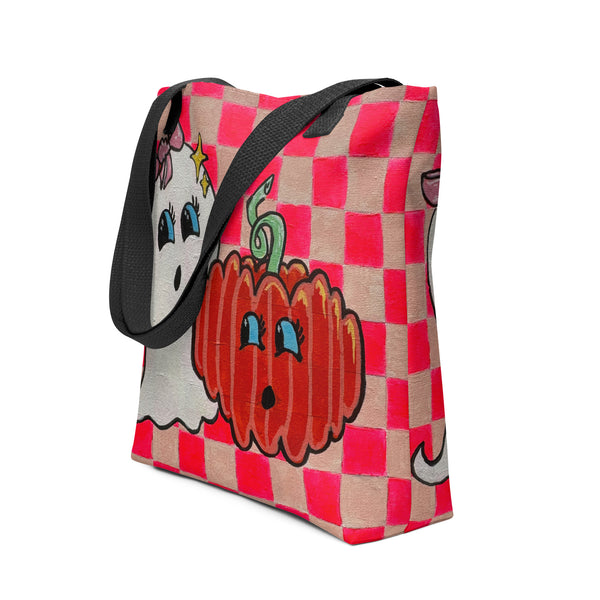 Pink Halloween Tote bag